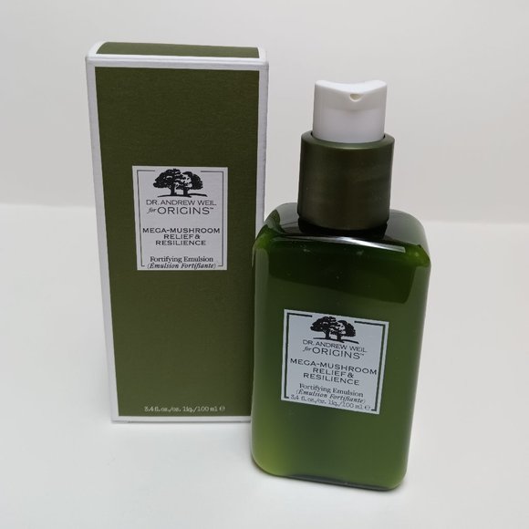 Origins. Mega-Mushroom Relief & Resilience. Fortifying Emulsion - 100 ml/3.4 oz